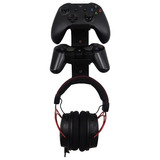 Suporte De Parede P/ 2 Controle Xbox One, Ps3, Ps4 E Headset