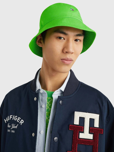 Sombrero Bucket Verde De Pescador Para Hombre Tommy Hilfiger