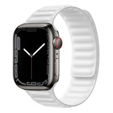 Pulseira Silicone Loop Elos Magnética Para Apple Watch Iwo