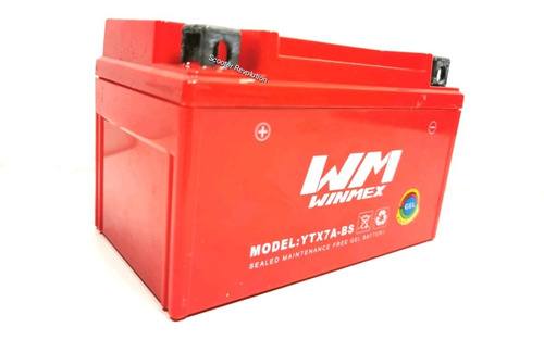 Bateria Gel Motoneta Winmex Ytx7a-bs Italika 6meses Garantia