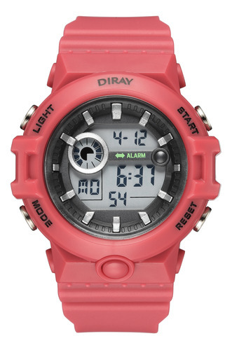 Reloj Deportivo Diray Hombre Mujer Moda Color De La Correa Rojo