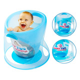 Banheira Ofuro Baby Tub Azul Infantil Anti Tombo 0 A 8 Meses