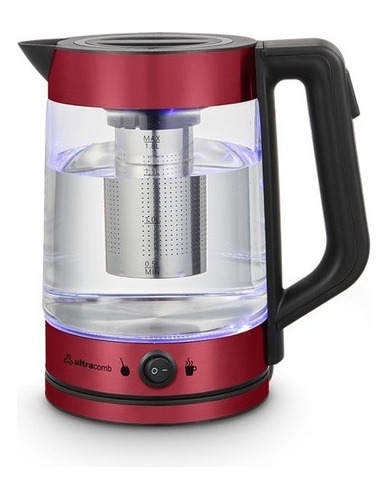 Pava Eléctrica Ultracomb Pe-4910 Con Infusor De Té 1,8 Ltrs