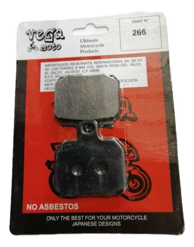 Balatas Disco Italika Vortx 200 Traseras