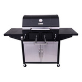 Asador A Carbon American Gourmet Cabinet 21302117 Color Negro