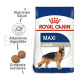 Alimento Royal Canin Maxi Adult Sabor Mix 15 Kg - Seco
