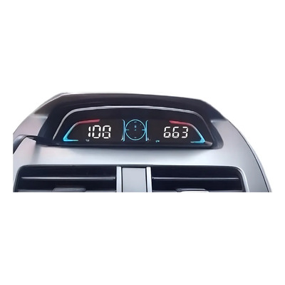 Hud Medidor De Temperatura Obd Modelo B3 Negro