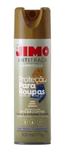 Jimo Antitraça Spray Inseticida Proteção P/ Roupas E Armário