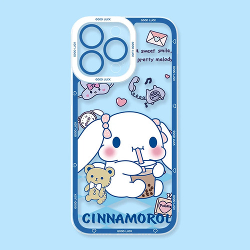 Funda Transparente Sanrio Cinnamoroll For iPhone 15 14 11 P