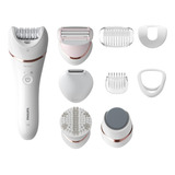 Depiladora Philips Serie 8000 Recortador Pedicura Exfoliante