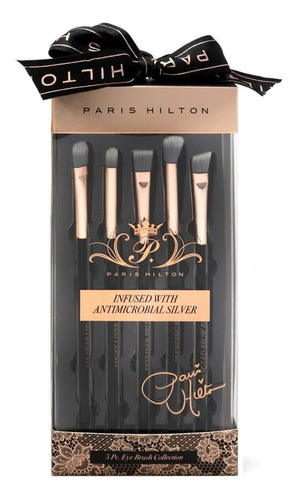 Set 5 Brochas Para Ojos Paris Hilton Travel Essential Lujo