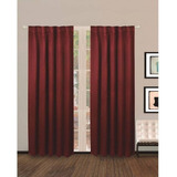 Set X2 Cortinas Blackout Bordo 140x220 Cm