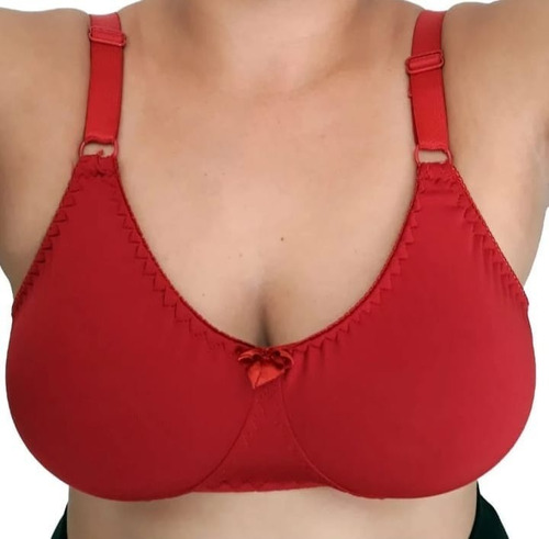 Kit 5 Sutien Sutiã Plus Size Reforçado S/ Bojo Atacado