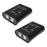 2 Dispositivos Para Compartir Impresoras Usb It-well, Kvm Sw