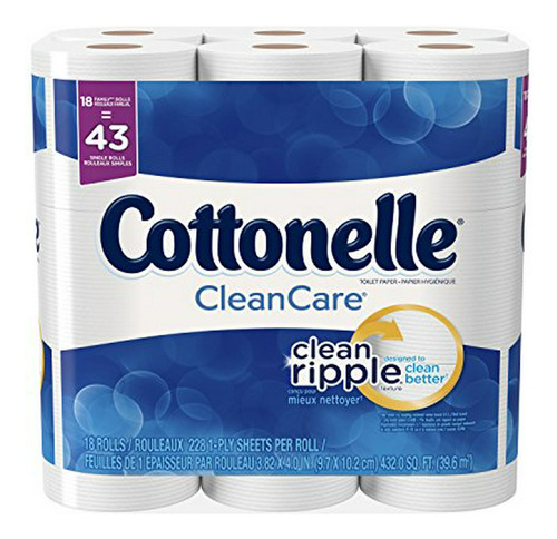 Cottonelle Cleancare Familia Del Rollo De Papel Higiénico +