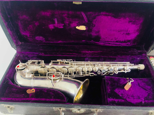 Sax Alto Elkhart Silver Década De 20