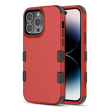 . Funda Mybat Tuff Para iPhone 14 Pro Max Roja