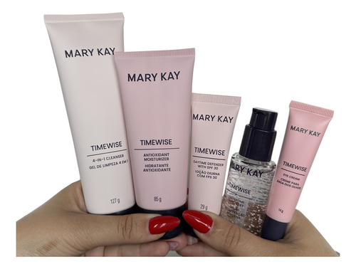 Sistema Completo Antiidade 3d Timewise 3d Novo Mary Kay