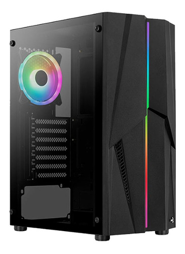 Gabinete Gamer Aerocool Mecha Rgb Mid Tower Templado