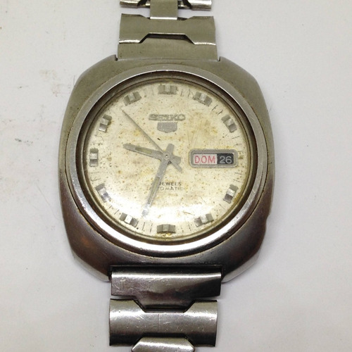 Relógio Pulso Masculino Automático Seiko 5 Y0415 Antigo 