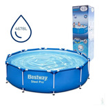 Piscina Estrutural Redonda Bestway Steel Pro 4678 Litros