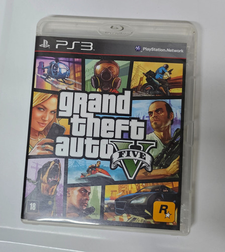 Grand Theft Auto 5 Gta V Mídia Física Ps3 Original + Mapa