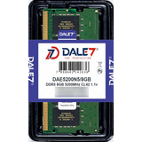 Memória Dale7 Ddr5 8gb 5200 Mhz Notebook 1.1v