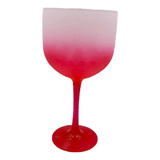 36 Taças De Gin Degradê 580ml Bicolor - Vermelha P/ Transfer