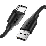 Cabo Dados Carregamento Ugreen Usb Tipo C 3a Us287 2m Preto