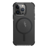 Carcasa Para iPhone 15 Pro Max - Marca Uniq Modelo Combat - Color Negra - Compatible Con Magsafe