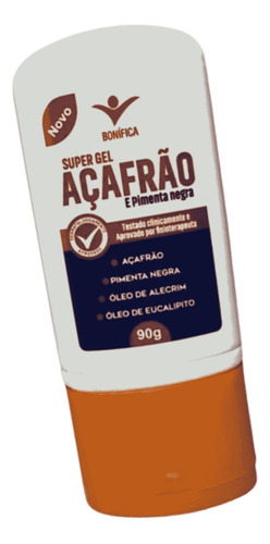 Super Gel Açafrão E Pimenta Negra Redutor De Medidas