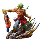 Figura Coleccionable Broly Vs Goku 20 Cm Ssj Legendario Dbz