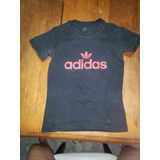 Remera adidas Mujer Talle Xs Color Negro