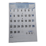 Calendario Programador Planeador Nuevo Año Tamaño 1/4 34*48 