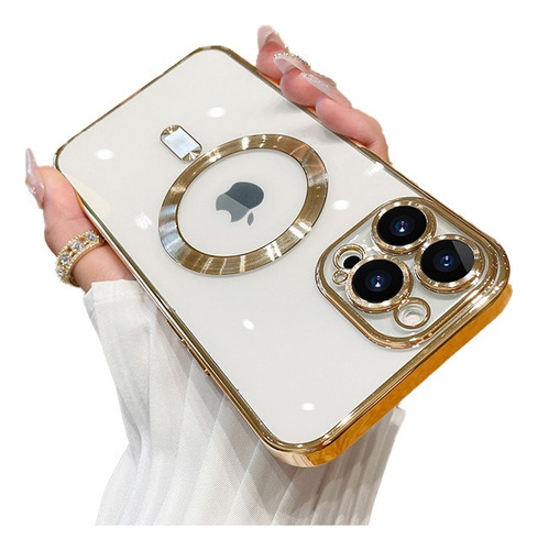 Capa Case Para iPhone 11 Ao 15 Promax Magsafe Prote Camera