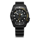 Reloj Dive Pro Automatic 43 Mm Negro Caja Titanio Victorinox