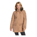 Campera Snow Roxy Amy 3 En 1 Termica Impermeable 10k Mujer