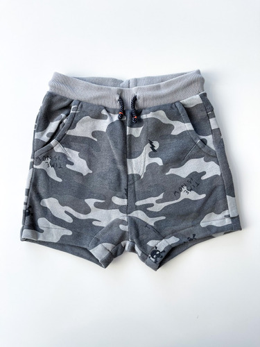 Short Zara Camuflado Gris Talle 5 No Gapkids Mimo Cheeky 