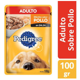 Pedigree Sobresito Pouch Perro Adulto Pollo 100gr X 12 Unid.