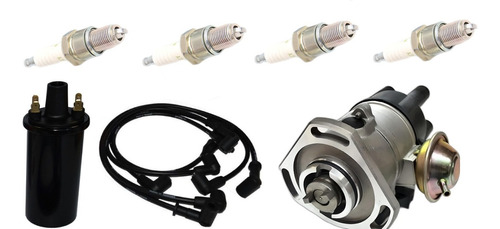 Kit Encendido Distribuidor Cable Bujias Bobina Fiat Duna Uno