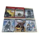 Lote 6 Videojuegos Playstation Ps3 Uncharted Dishonored 