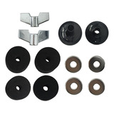 Fieltros Para Soporte De Platillos De 4cm, Piezas De Negro