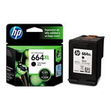 Cartucho Original Hp 664xl Tinta Negra 8,5ml