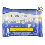 Natracare Algodón Orgánico Toallitas Íntimas, 12 Count (paqu