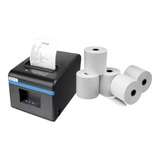 Impresora Termica 80mm Pos Conexion Usb Rj45 + Papel Termico