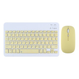 Mini Teclado Inalámbrico Bluetooth + Mouse 