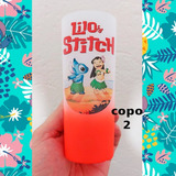 30 Copo Lilo Stitch Long Drink Personalizado 