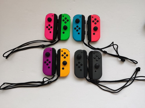 Set Controles Joy-con Para Nintendo Switch Neon Gris Joycon