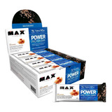 Power Protein Bar 41g Display Com 12 Unid Max Titanium Sabor Milk Caramel