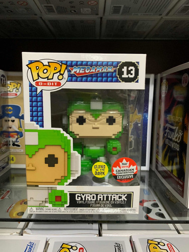 Funko Pop 13 8 - Bit Megaman Gyro Attack Canadian Convention